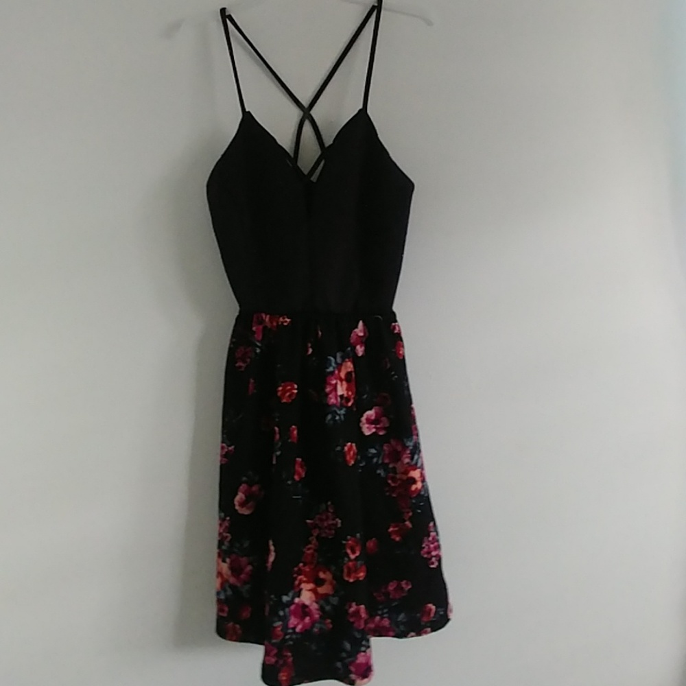 Floral print dress